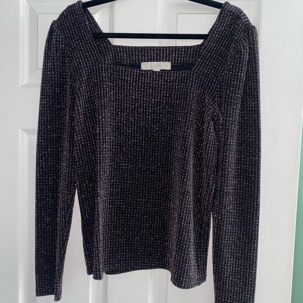 LOFT black, monochrome style top